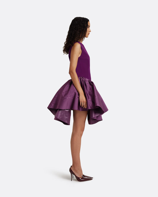 Camille Mini Dress in Currant