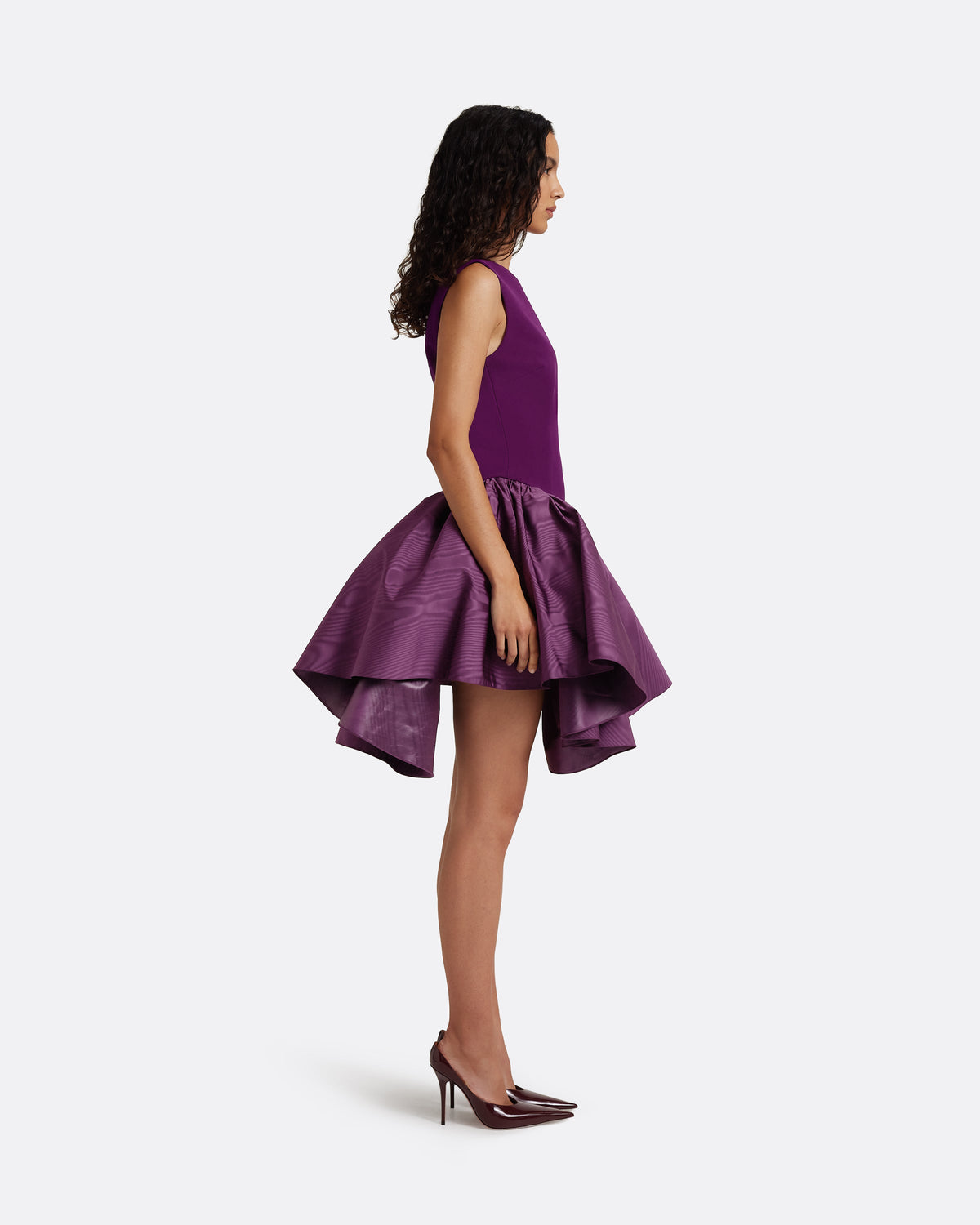 Camille Mini Dress in Currant