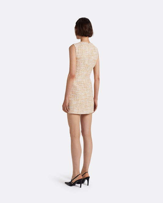 Laurette Mini Dress in Tweed