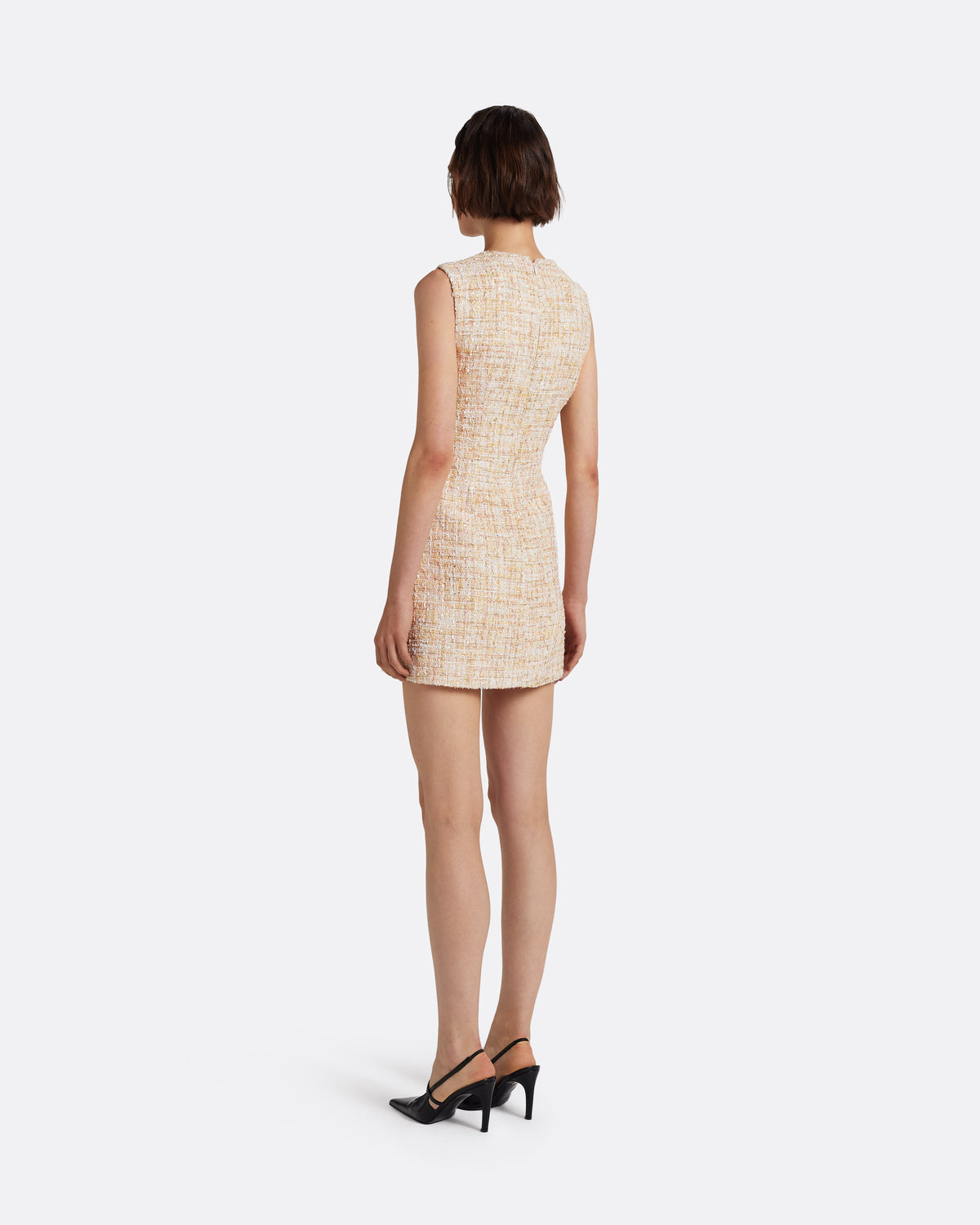 Laurette Mini Dress in Tweed