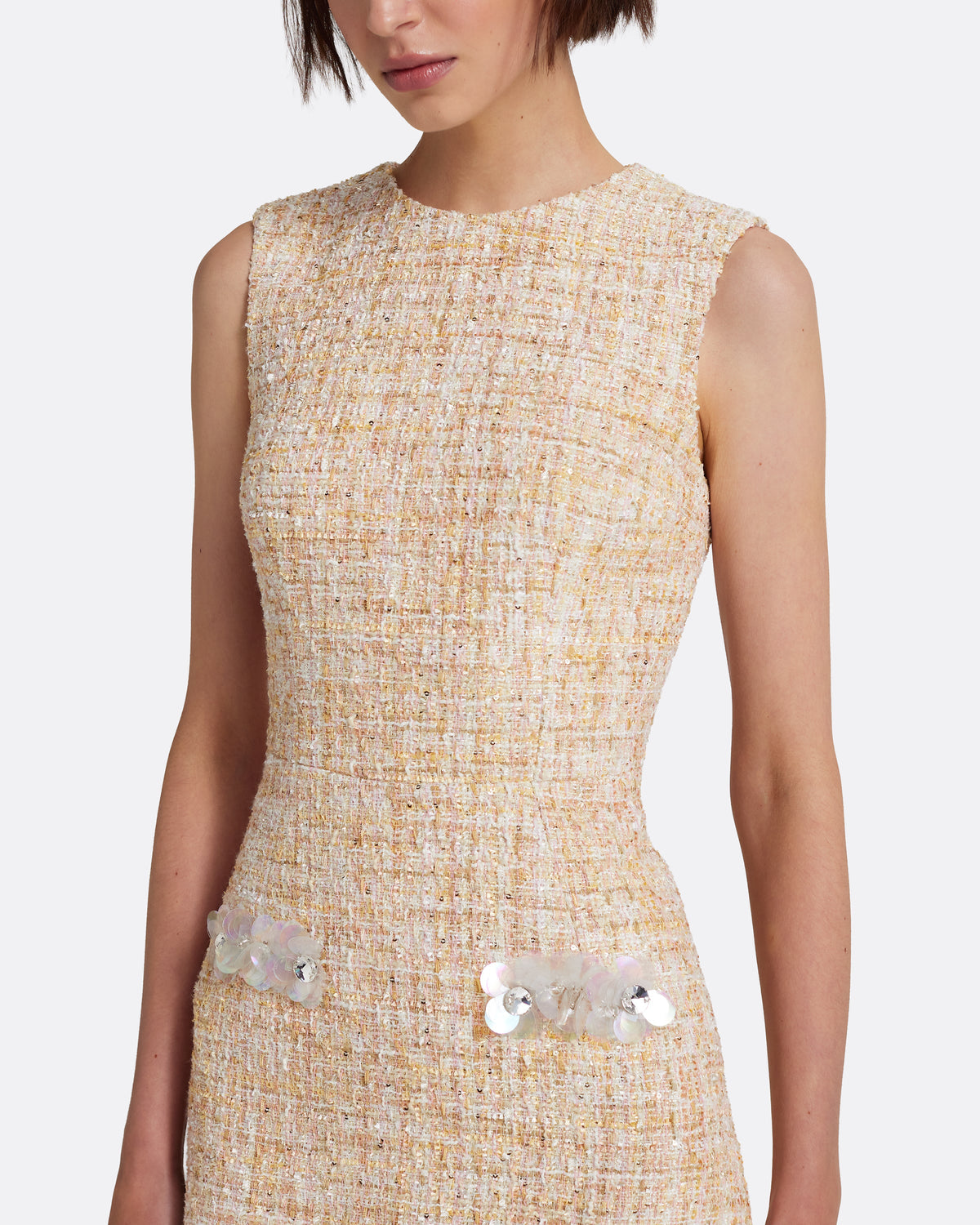 Laurette Mini Dress in Tweed