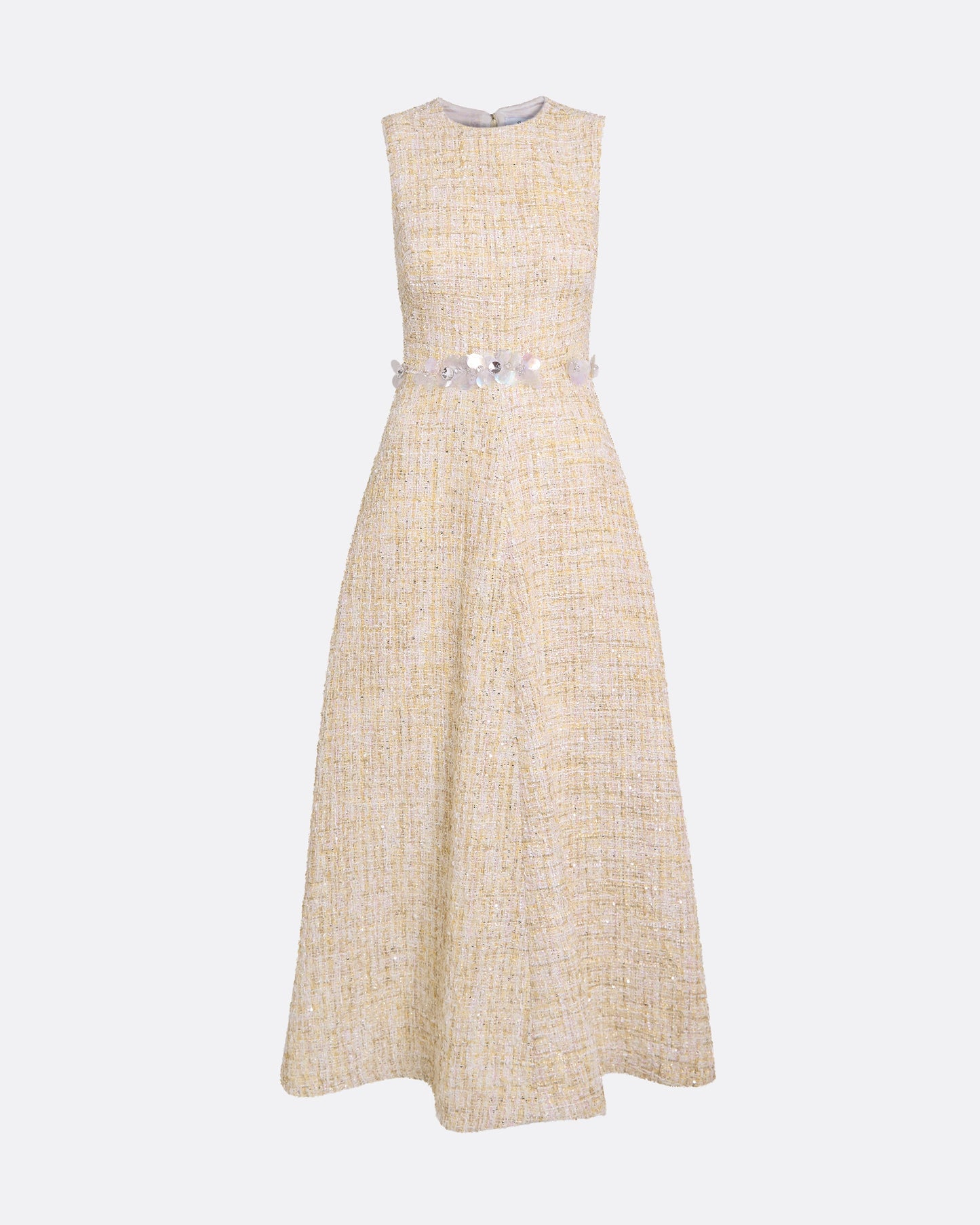 Maisie Midi Dress in Tweed