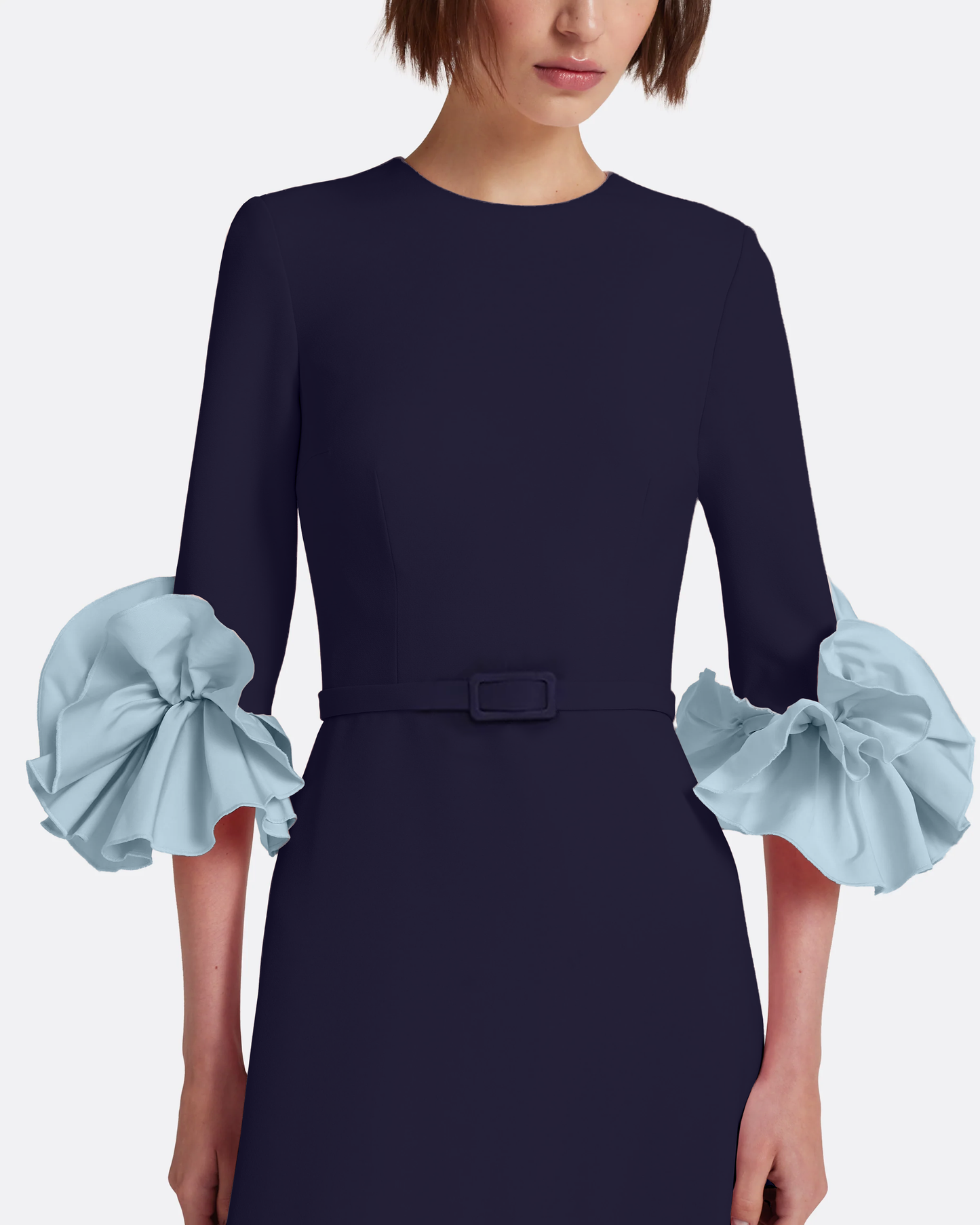 Belen Long Dress in Azurite & Vista