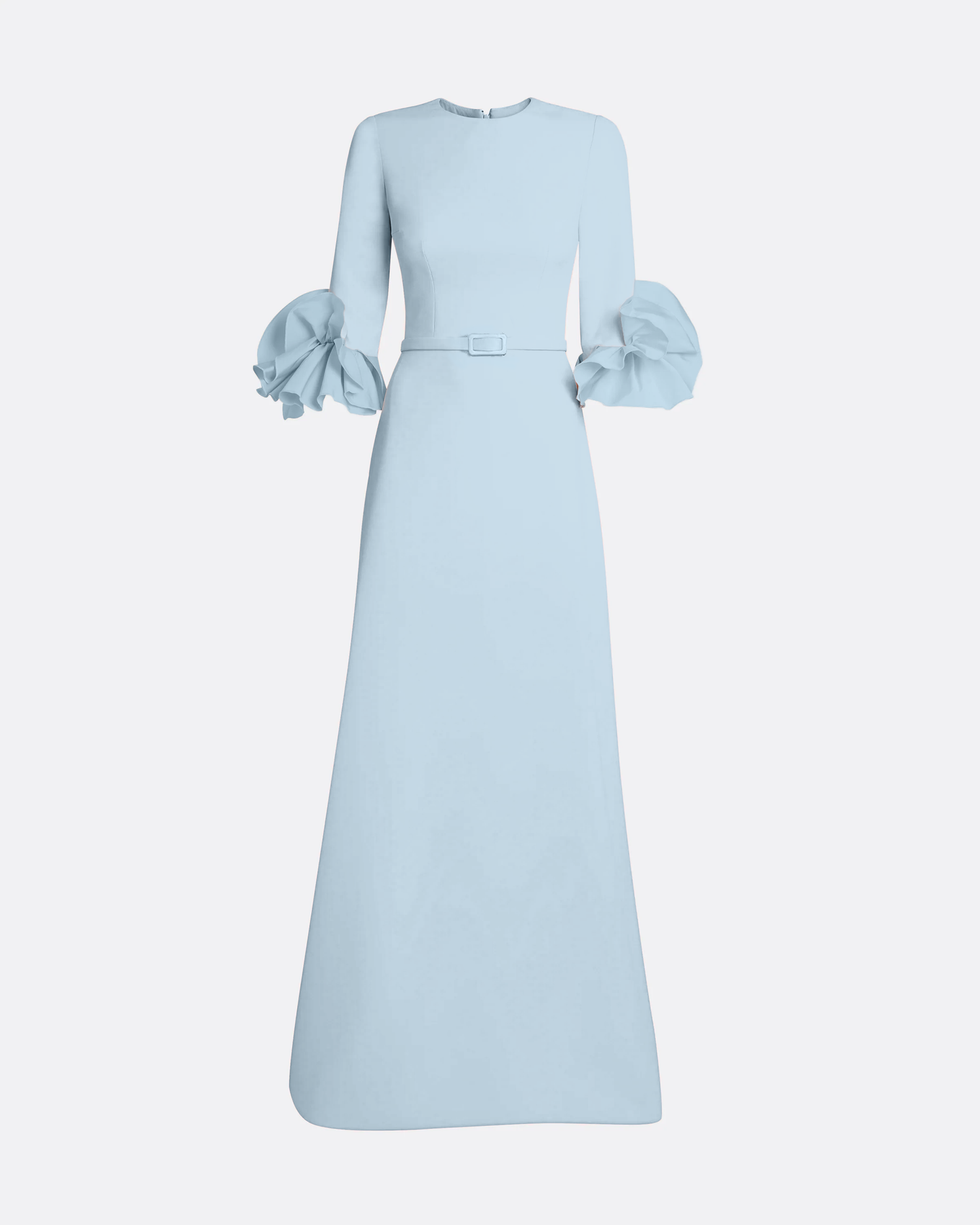 Belen Long Dress in Pale Blue