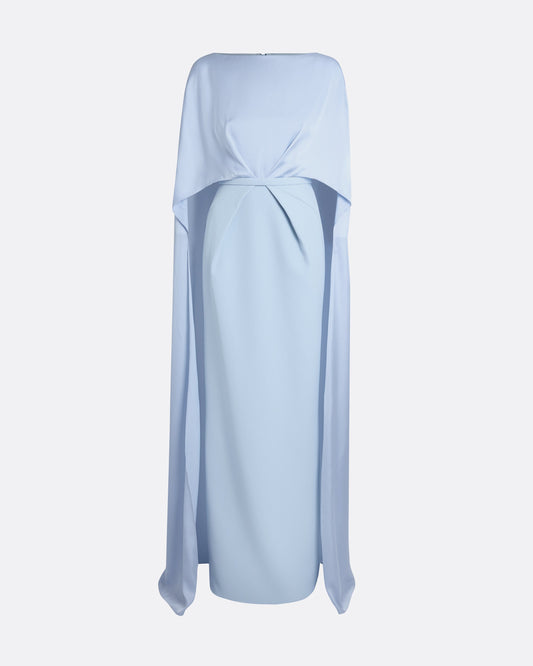 Mirabella Long Dress in Soft Sky