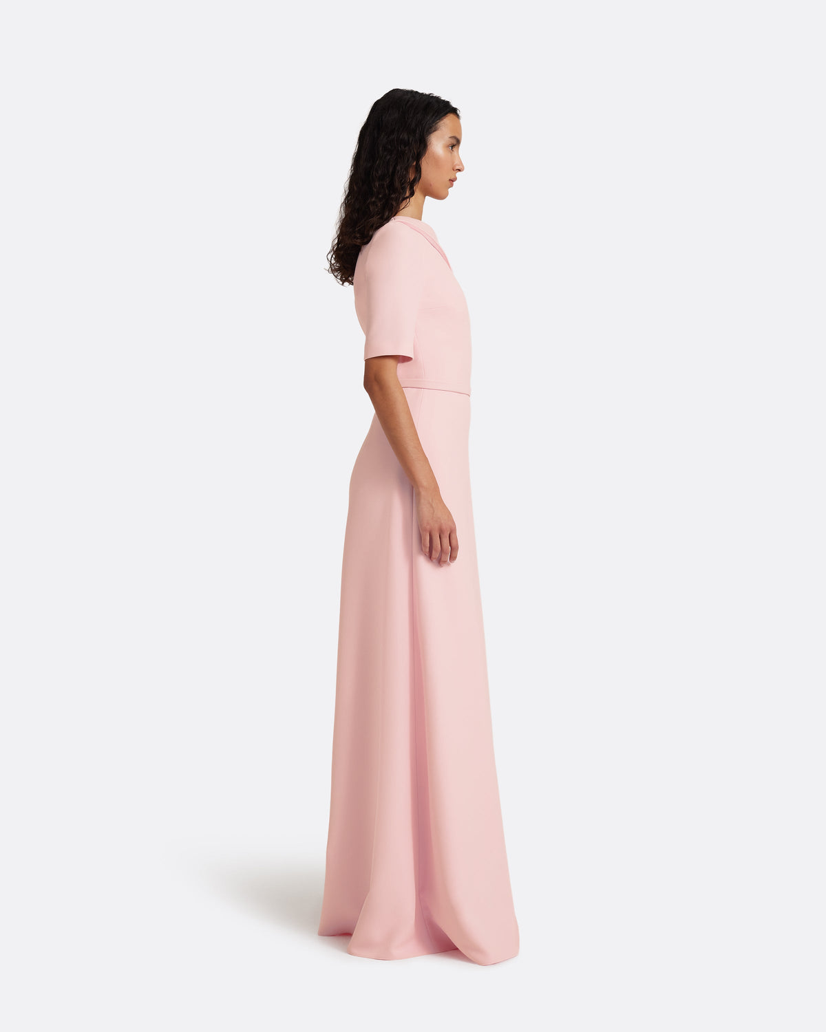 Stephanie Long Dress in Lychee