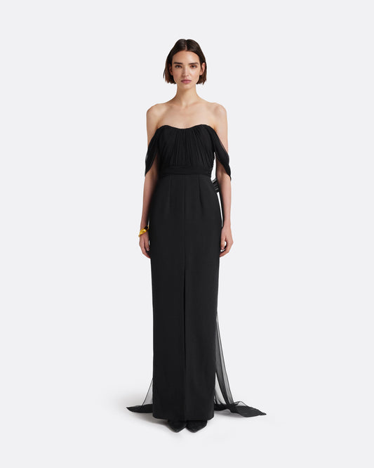 Iselle Dress Long in Black