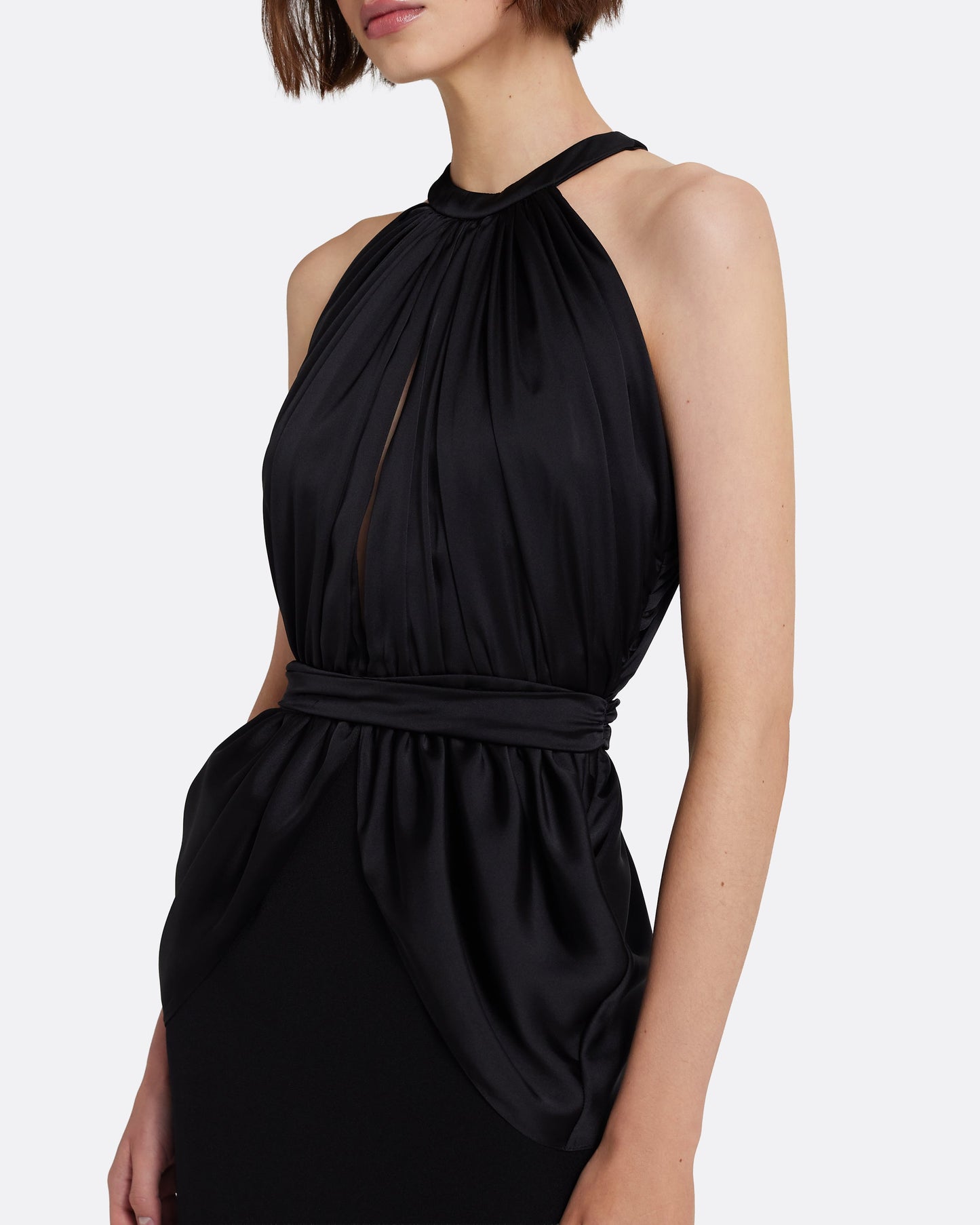 Amereis Long Dress in Black