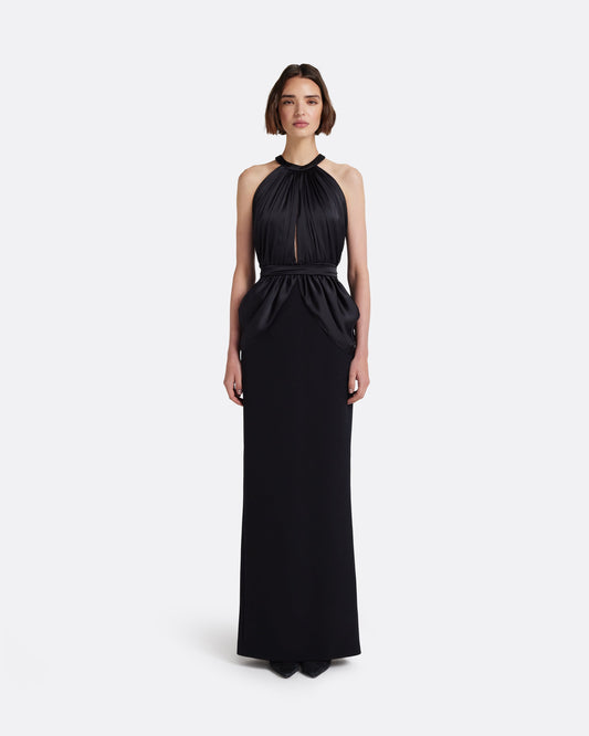 Amereis Long Dress in Black