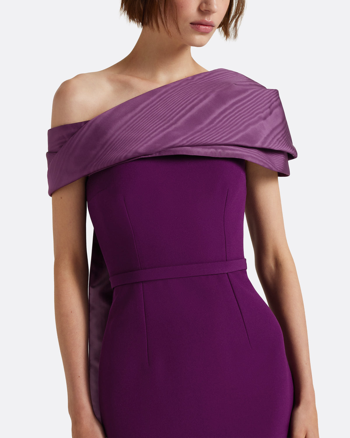 Phira Long Dress in Currant