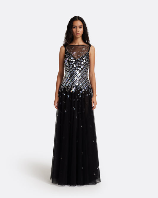 Dixie Long Dress in Black