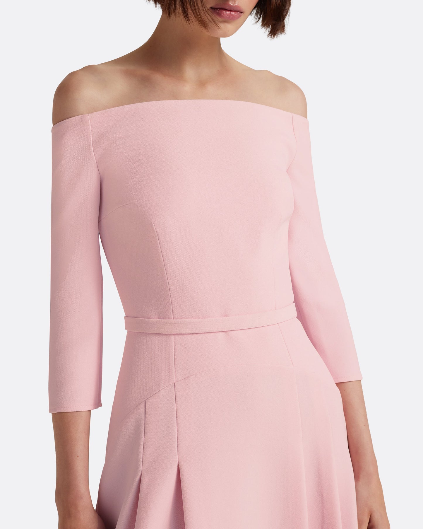 Amadora Long Dress in Lychee