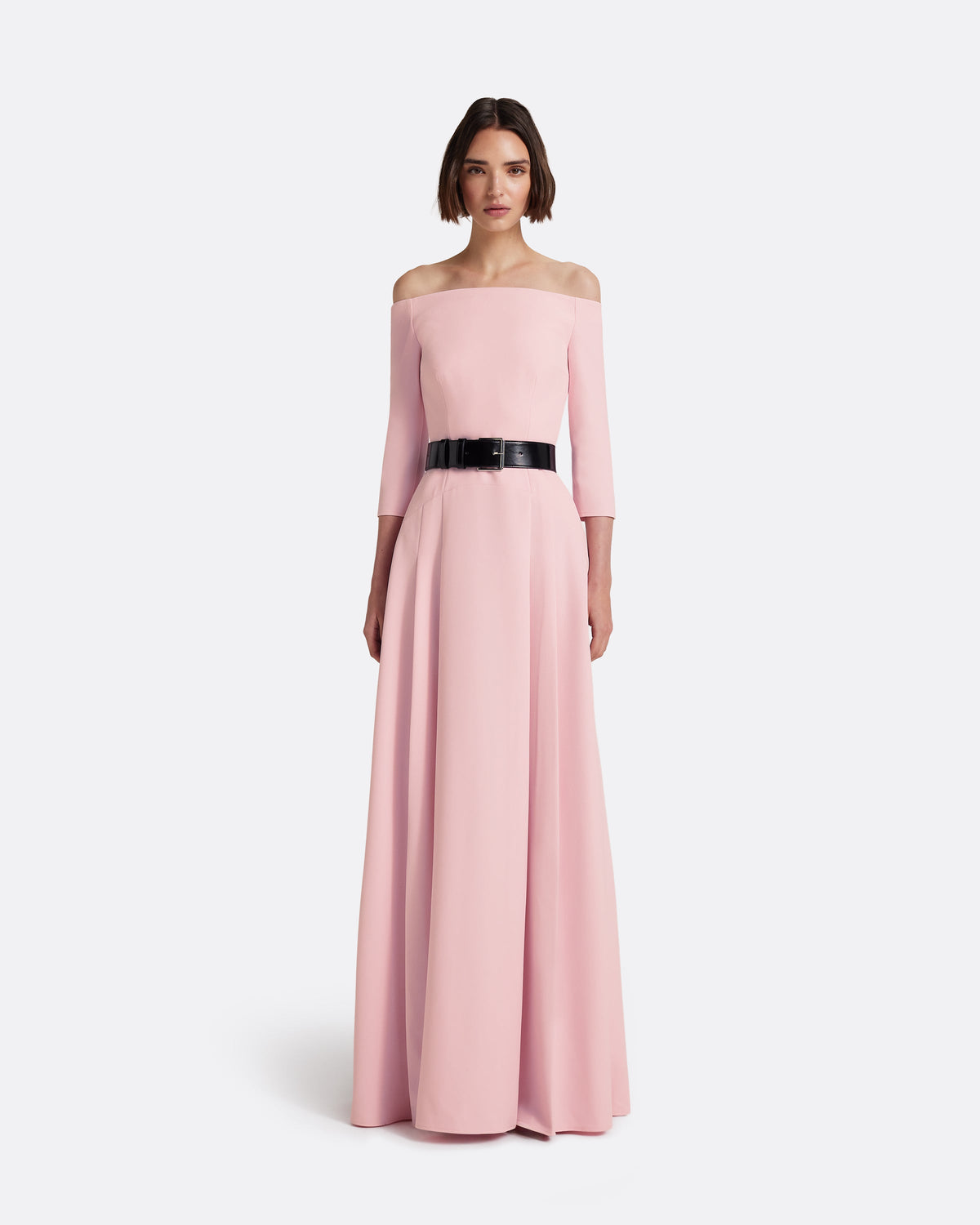 Amadora Long Dress in Lychee