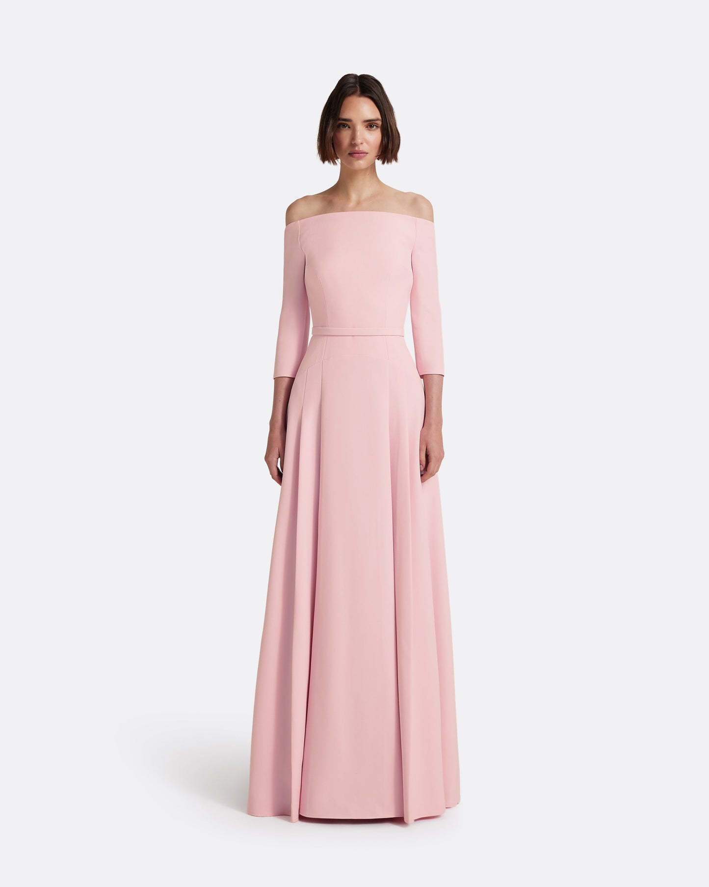 Amadora Long Dress in Lychee