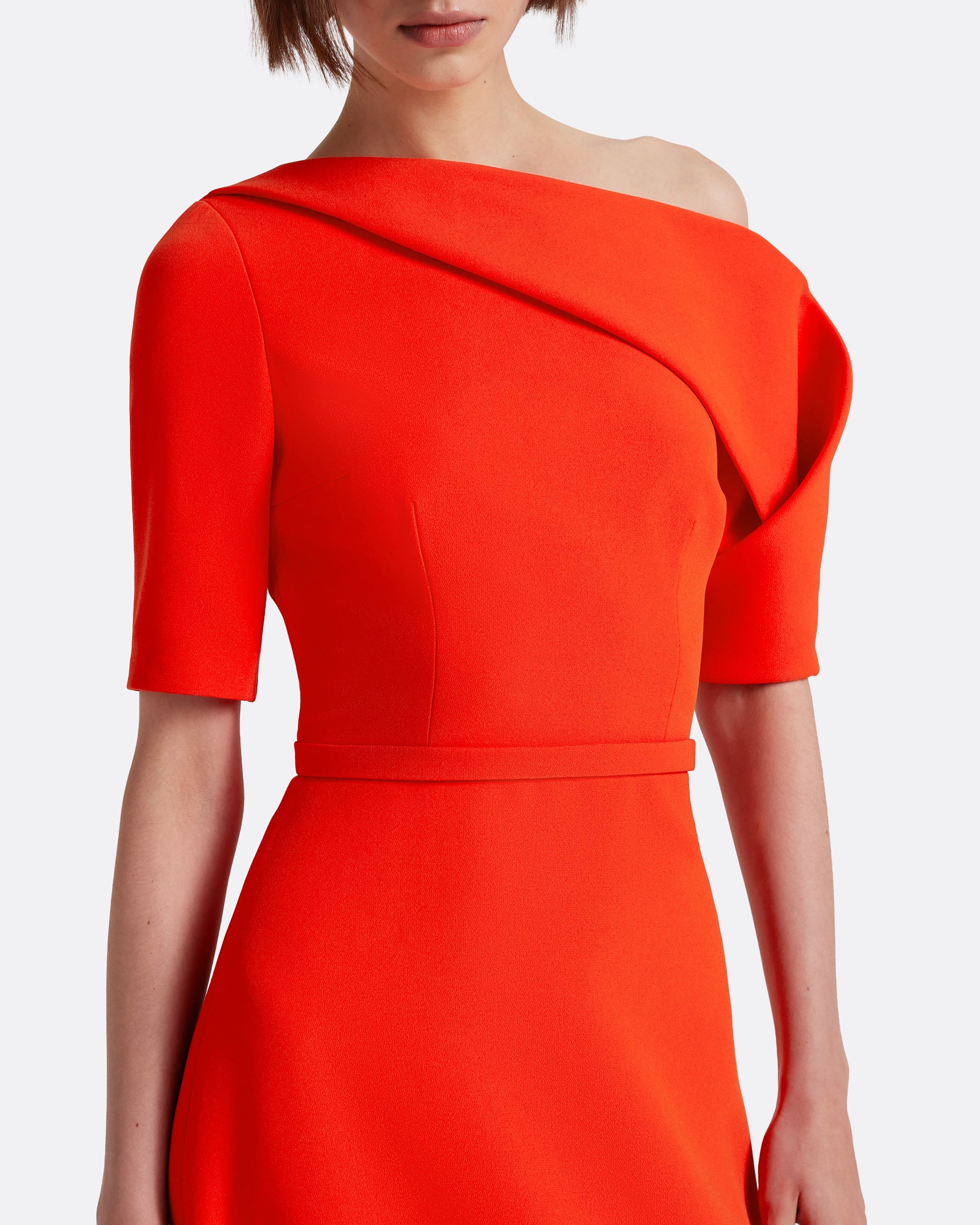 Stephanie Long Dress in Apple Red FR34 - US2