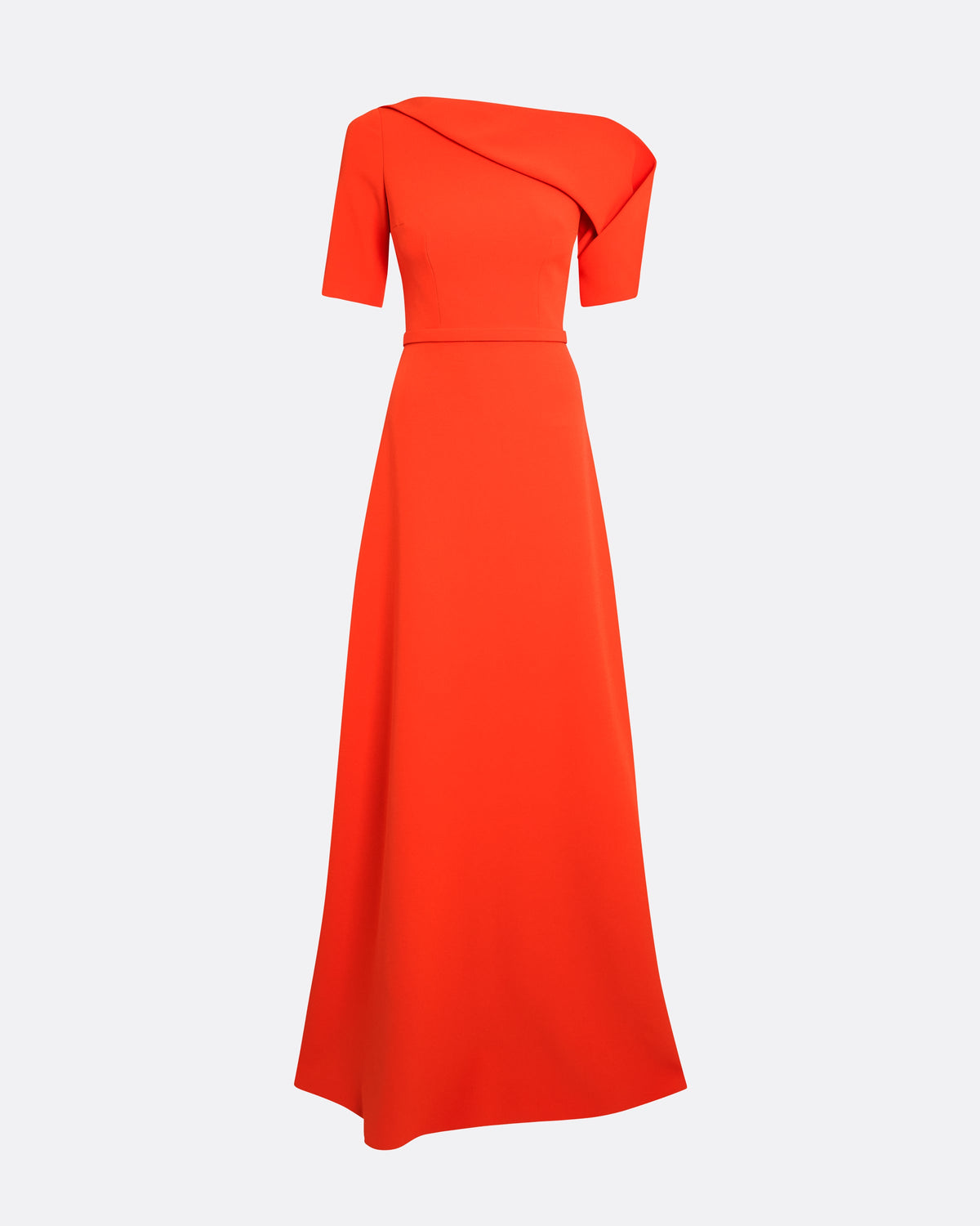 Stephanie Long Dress in Apple Red