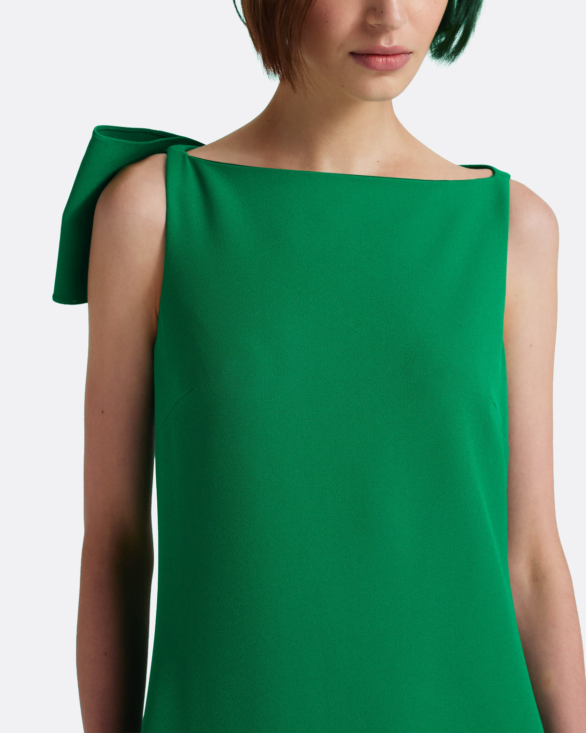 Mallory Long Dress in Jewel Green