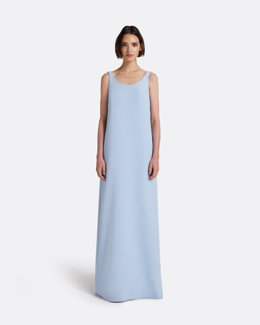 Maddison Long Dress in Soft Sky