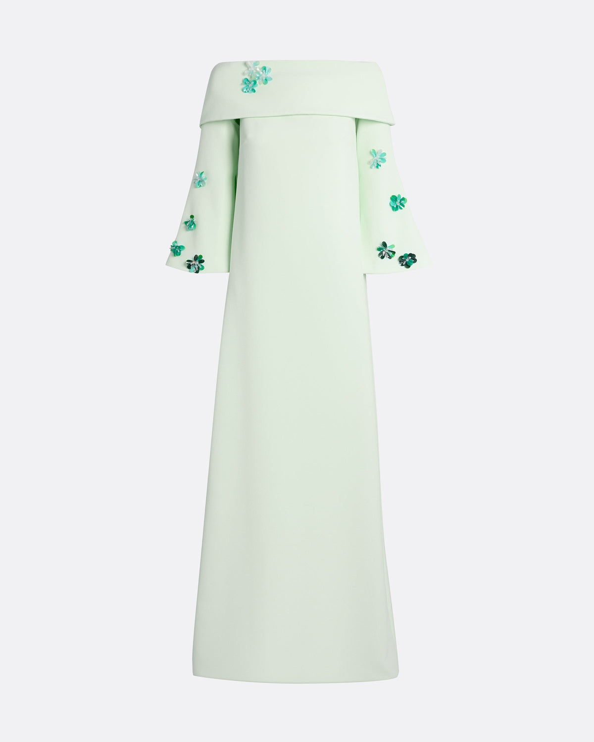 Cielle Long Dress with Pheobe Harness in Sea Glass