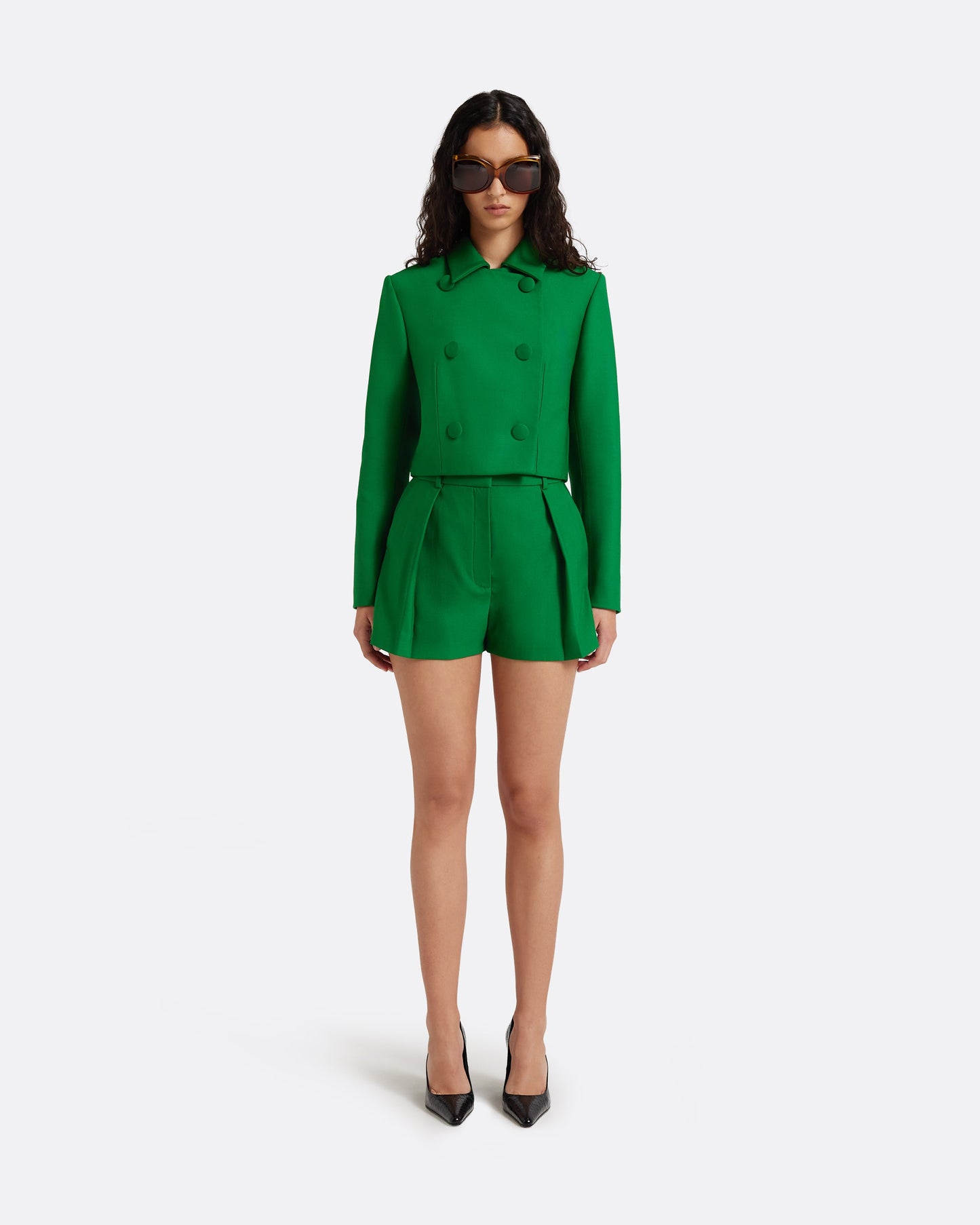 Yui Jacket in Blade Green