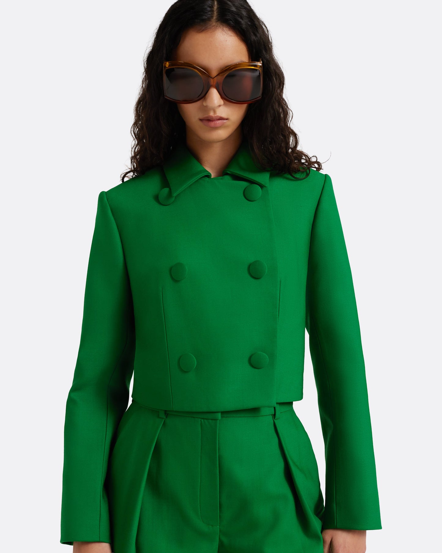 Yui Jacket in Blade Green