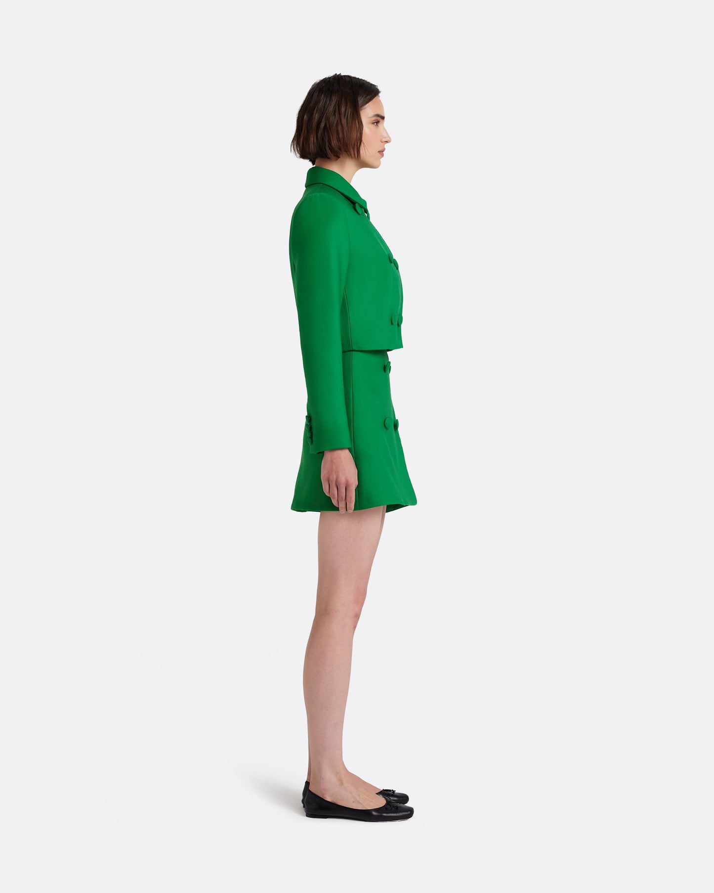 Yuki Skirt in Blade Green