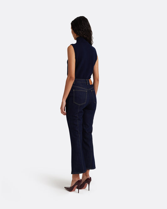 Marietta Denim Trouser in Dark Wash