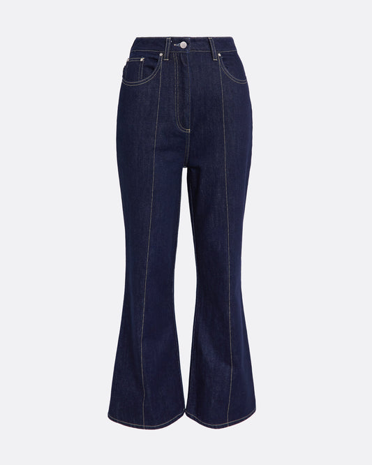 Marietta Denim Trouser in Dark Wash