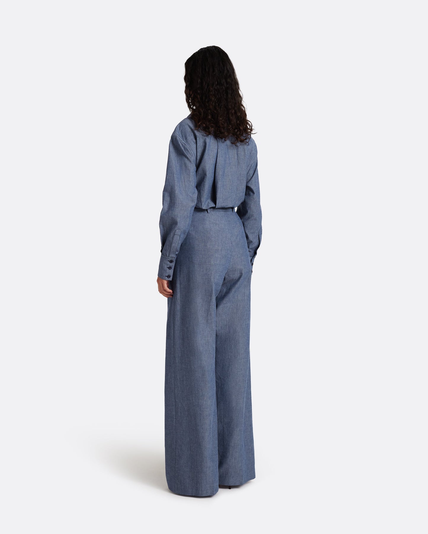 Touca Trouser in Blue blend