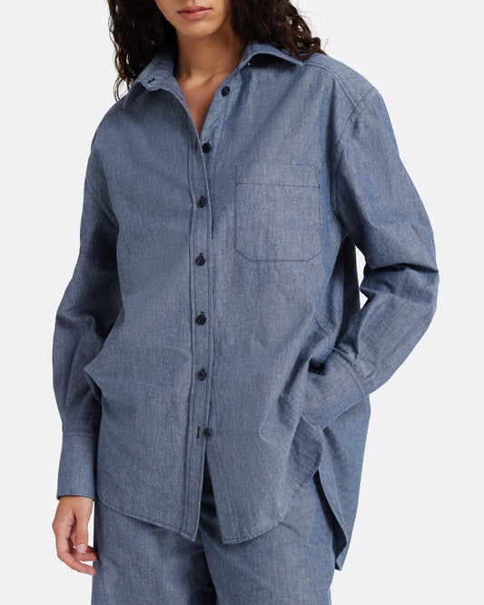 Giada Shirt in Blue Blend