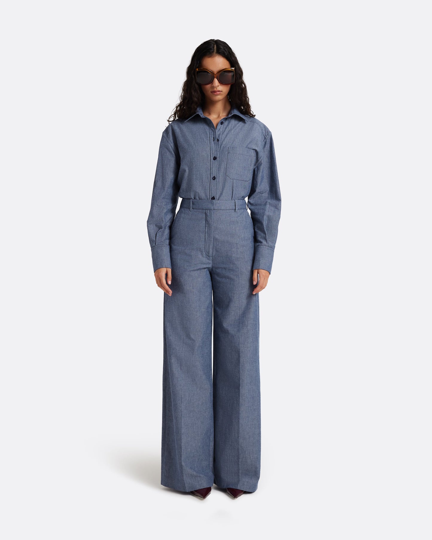 Giada Shirt in Blue Blend