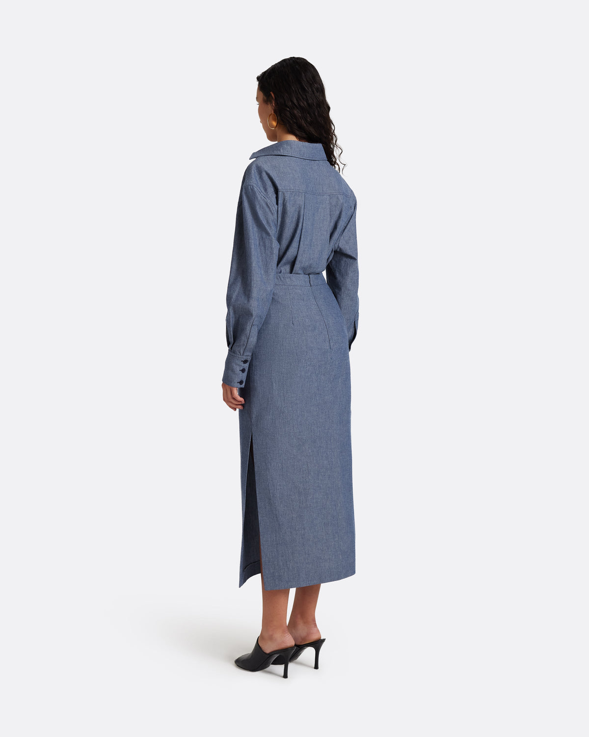 Kyoto Skirt in Blue Blend