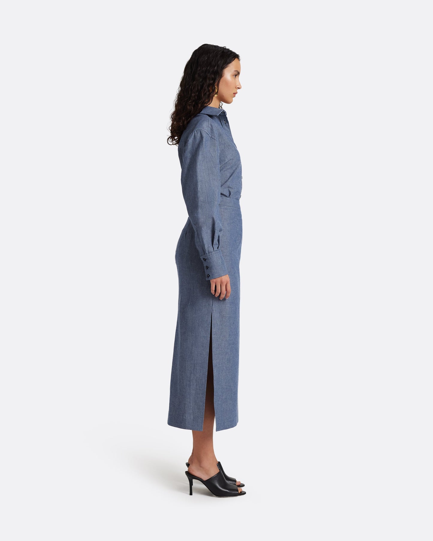 Kyoto Skirt in Blue Blend