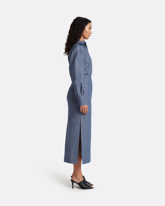 Kyoto Skirt in Blue Blend