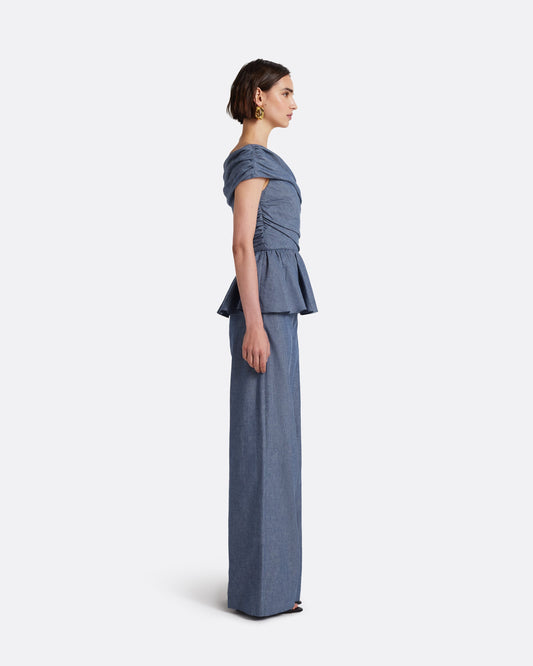 Melanie Top in Blue Blend