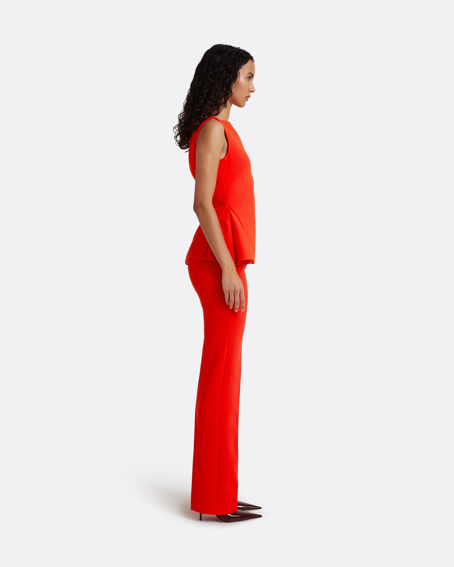 Goldie Trousers in Apple Red
