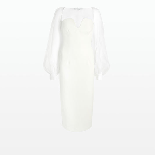 Catalina Ivory Midi Dress