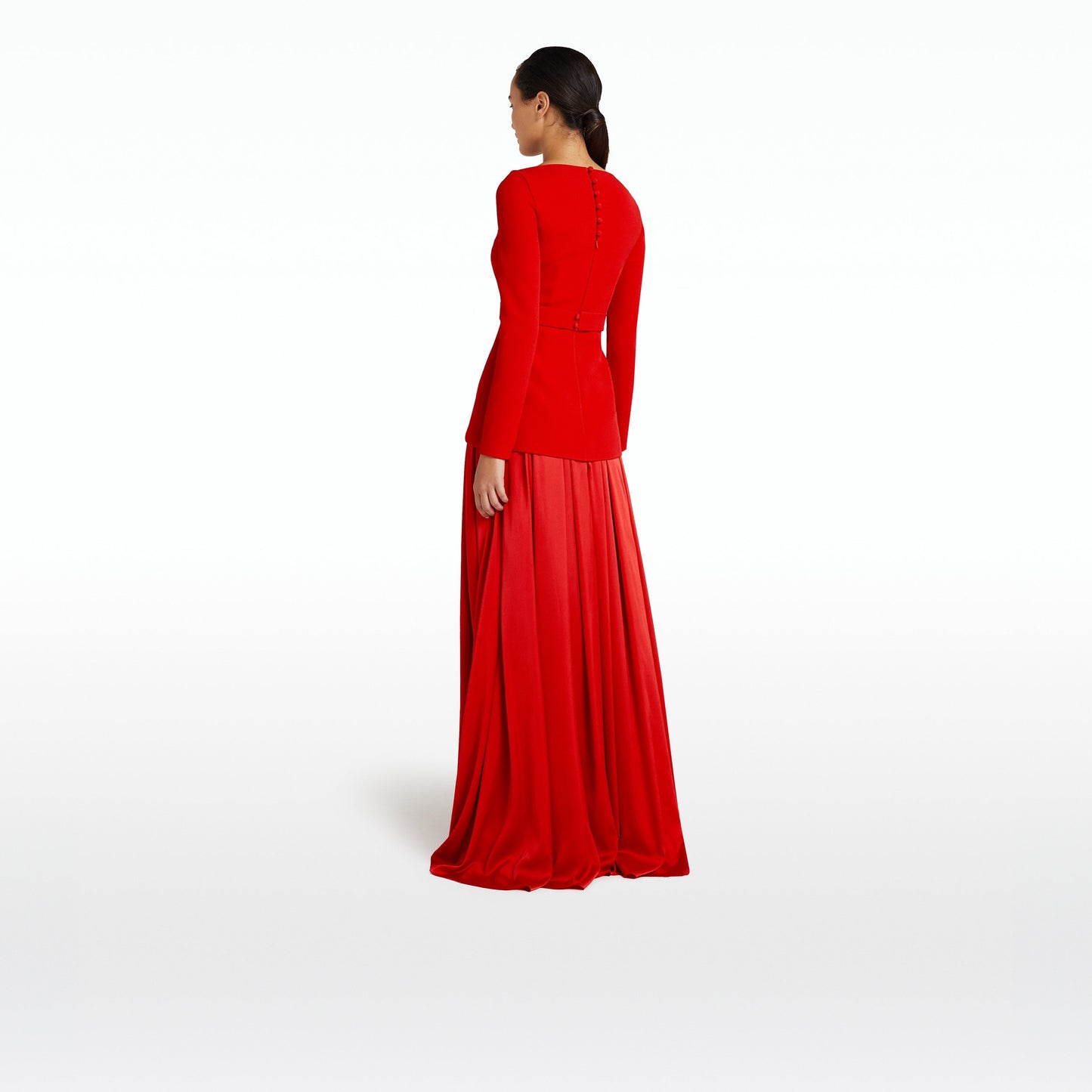 Desta Cherry Red Long Dress