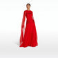 Gloria Cherry Red Long Dress