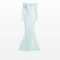 Diana Ice Blue Long Dress