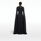Amari Black Feather-Trimmed Bolero & Soshin Dress