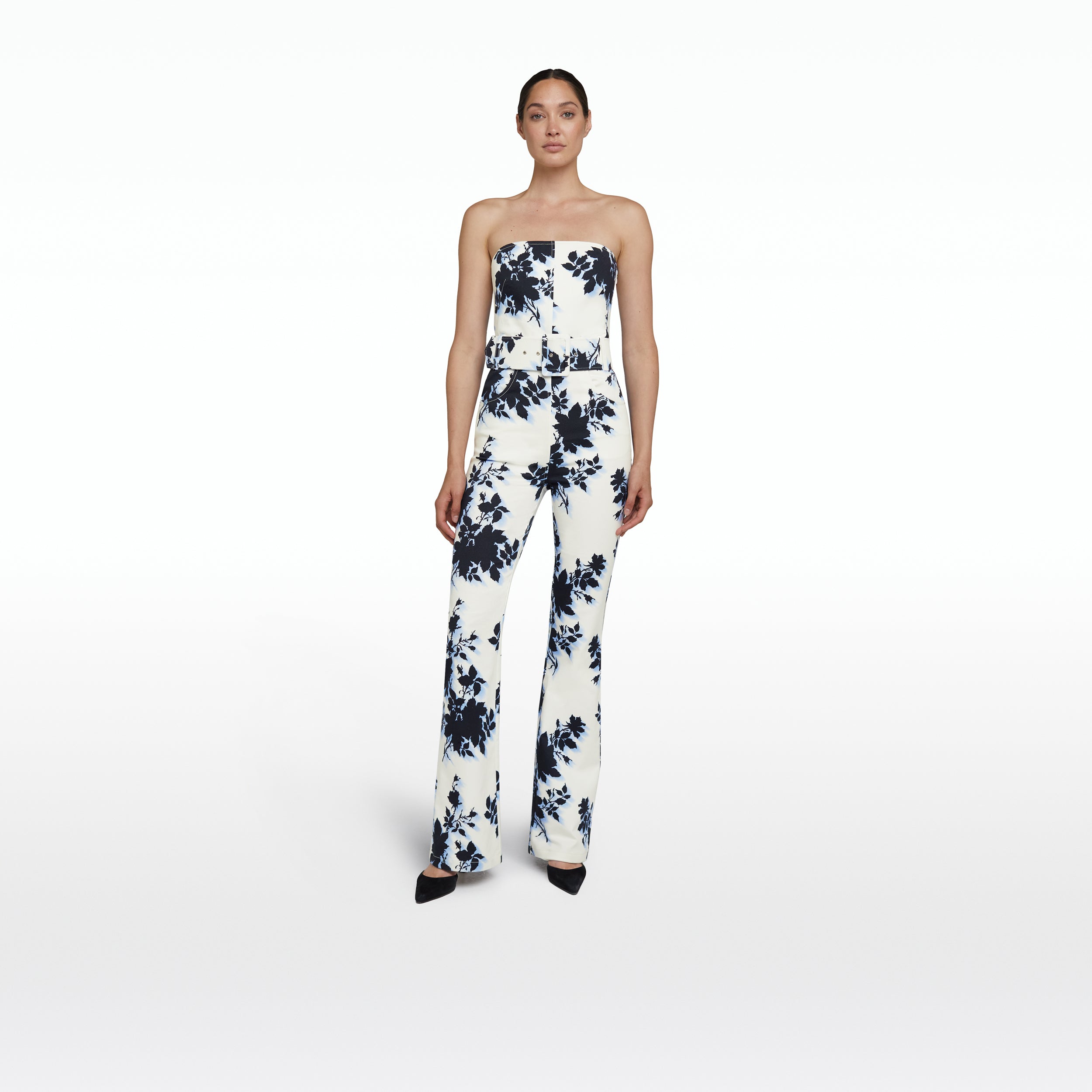 Wren Rose Denim Jumpsuit