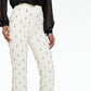 Alexa Ivory Embroidered Trousers