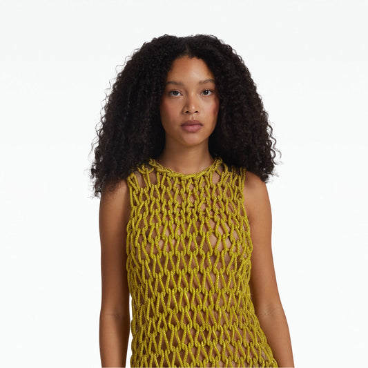 Sahara Citrine Short Dress