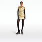 Daxton Gold Short Dress