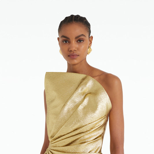 Daxton Gold Short Dress