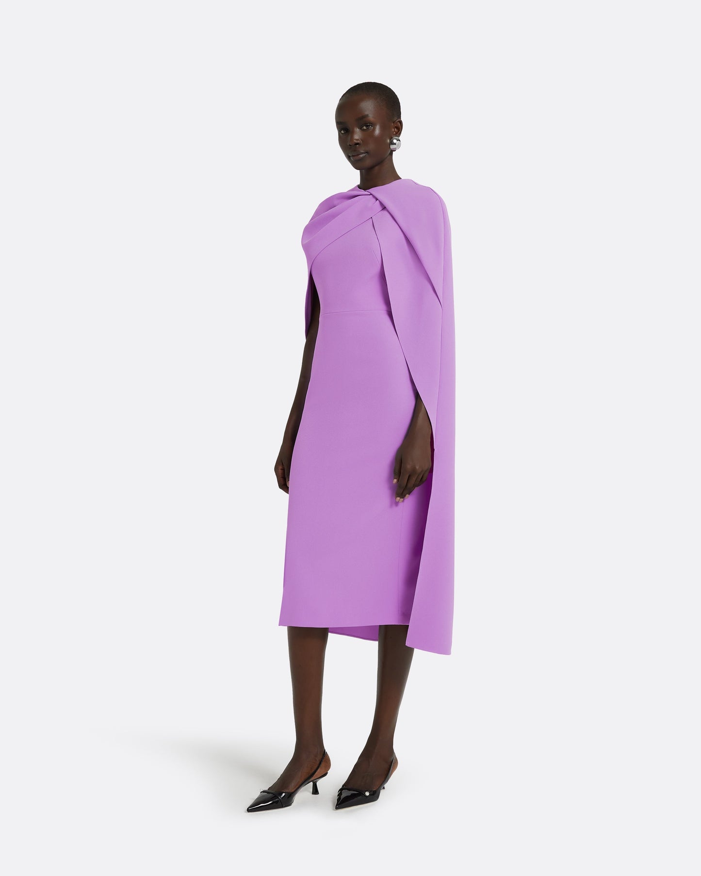 Oria Lupine Midi Dress