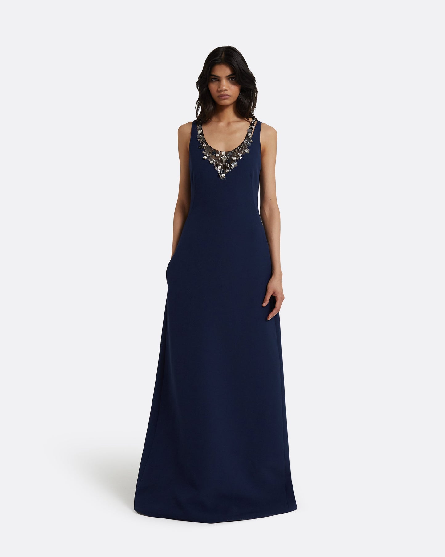 Mariam Maritime Long Dress