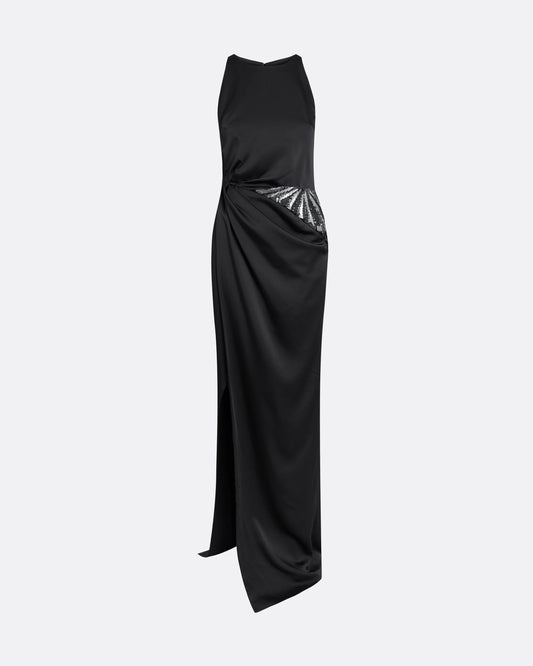 Ayda Black Long Dress