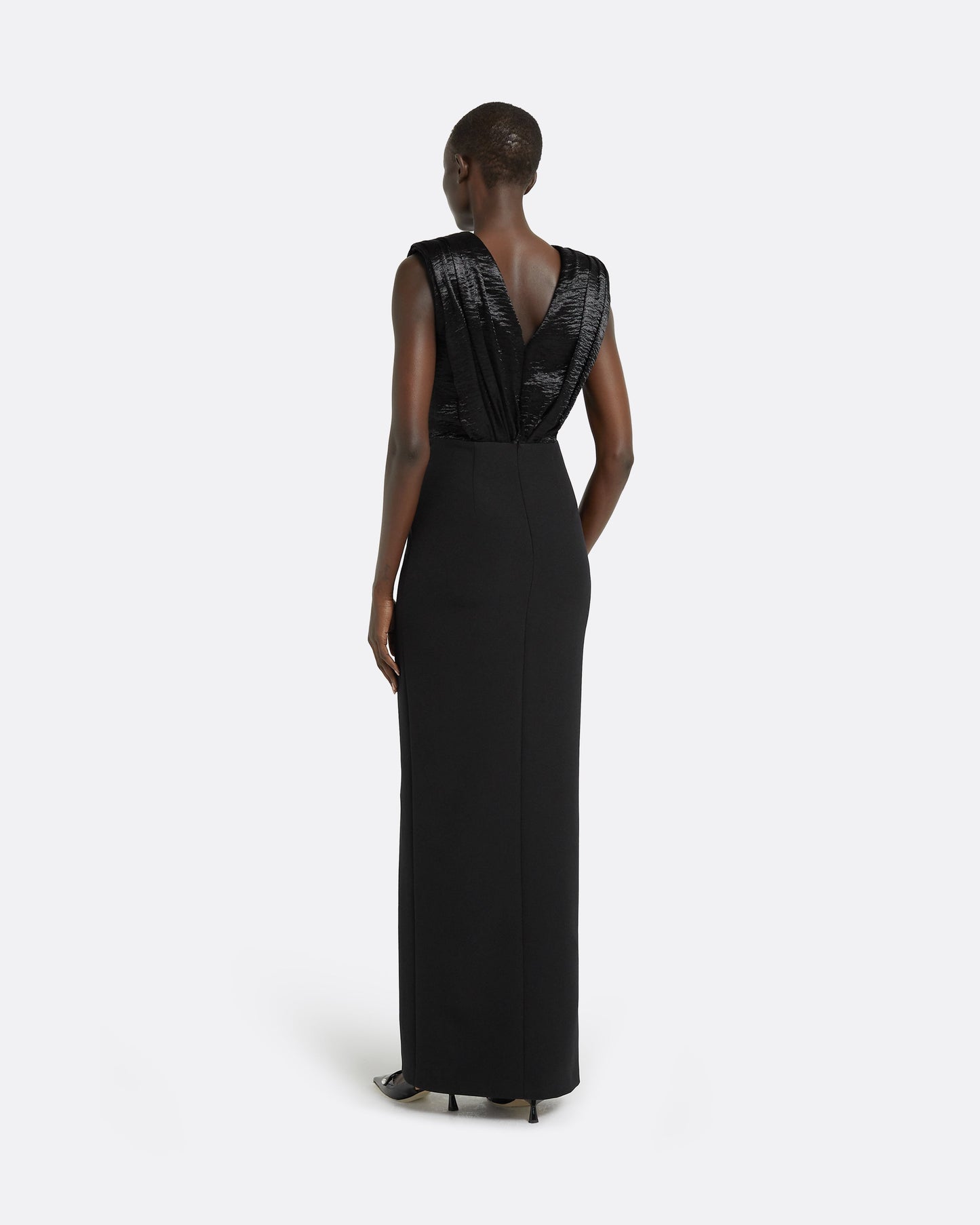 Arzu Black Long Dress